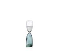 Ichendorf Milano Clessidra 5 Minuti, Trasparente - Verde Scuro, Collezione Times, Vetro Borosilicato, Fatto a Mano