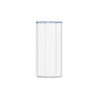 Ichendorf Milano Long Drink, Collezione Octave, Blu, 45 cl, Vetro Borosilicato, Fatto a Mano