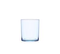 Ichendorf Milano Set di 4 Tumbler, Collezione Mediterraneo, Blu Ghiaccio, 40 cl, Vetro