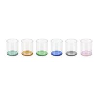 Ichendorf - Fondale - Set 6 bicchieri acqua Assortiti - cl 35 - h cm 9,4