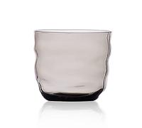 Ichendorf Milano Set di 6 Tumbler Smoke | Collezione Poseidon | 34 cl | Vetro | Soffiato a Bocca e Lavorato a Mano