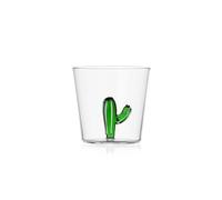 Ichendorf Milano Tumbler Cactus Verde | Collezione Desert Plants | 35 cl | Vetro Borosilicato | Fatto a Mano