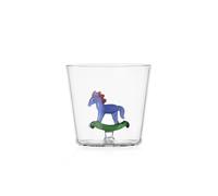Ichendorf Milano Tumbler, Cavallo a dondolo, Collezione Schiaccianoci, 35 cl, Vetro borosilicato, Fatto a mano