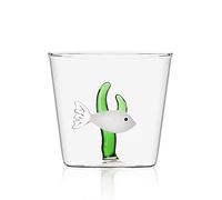 Ichendorf Milano 0.09352057 Tumbler Con Pesce Bianco/Alga Verde Collezione Marine Garden