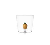 Ichendorf Milano Tumbler Peperone, Collezione Vegetables, 35 cl, Vetro Borosilicato, Fatto a Mano