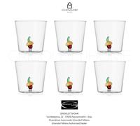 Ichendorf Natale 2024 - Acorns - Set 6 tumbler bicchieri ghianda