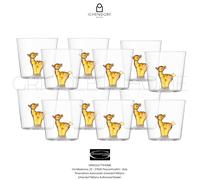 Ichendorf Natale 2024 - Set 12 tumbler bicchieri cerbiatto Red Apple