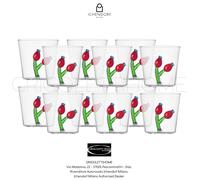 Ichendorf Natale 2024 - Woodland Tales - Set 12 bicchieri Bacca Rosa Canina