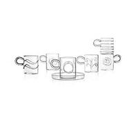 Set 6 tazzine caffè Ichendorf Milano Decò Trasparente 10 cl - 09359521