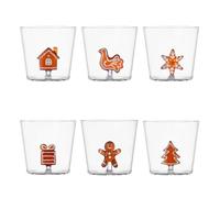 Ichendorf Set 6 Tumbler in Vetro Borosilicato Gingerbread Milano