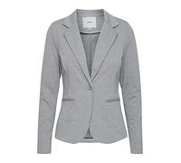 ICHI 20101801, Blazer Donna, Grigio (grey melange 10020), 38 (Talla produttore: M)