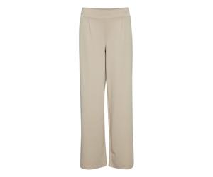 ICHI Beige Recycled Polyurethane Casual Pants - XXL