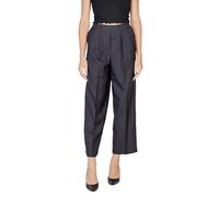 ICHI Black Polyester Casual Pants - IT38|XS