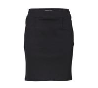 ICHI Black Polyester Mini Skirt - IT38|XS