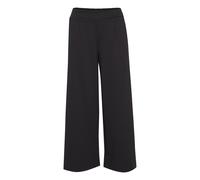 ICHI Black Recycled Polyester Flared Pants - XXL