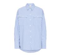 ICHI, ,Blouses & Shirts ,Donna ,Blu ,L Nebulas Blue Camicia Classica Blusa