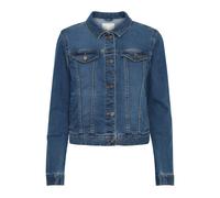 ICHI - Giacca Denim Lavata Med. Blu - - Jackets - Donna - Blu - S