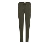 ICHI Green Polyester Casual Pants - 3XL