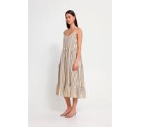 Ichi - Iafoxa Midi Dr Stripe Beige - Abbigliamento XS Beige