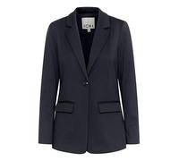 ICHI IHKATE - Blazer da donna con 1 bottone, tasche pieghevoli, collo a risvolto, leggermente elastico, vestibilità regolare, Total Eclipse (194010)., L