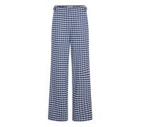 Ichi - Ihkate Checl Wide Pa, Pantaloni Casual da Lavoro Donna