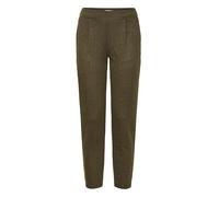 ICHI Ihkate Jacquard Pa8 Pantaloni Casual da Lavoro, Black/Lizard Herringbone (203618), L Donna