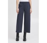 ICHI Pantaloni con pieghe 'KATE' blu scuro, Taglia 38