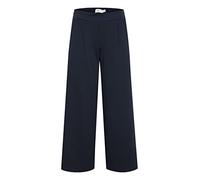 ICHI Pantaloni con pieghe 'KATE' blu scuro, Taglia 38