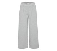 ICHI IHKATE SUS Wide PA Pantaloni Casual, 200318/Grey Melange, L Donna