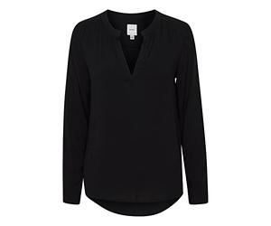 ICHI Ihmain Ls2 Camicia da Donna, Nero (194008), 44