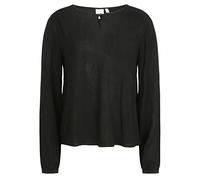 ICHI Ihmarrakech LS Camicia, Nero (Black 10011), Medium Donna