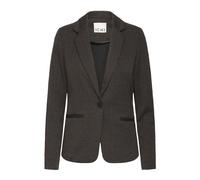 ICHI, ,Jackets ,Donna ,Marrone ,S Giacca Jacquard Herringbone Nero Marrone