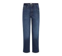 ICHI, ,Jeans ,Donna ,Blu ,W26 Jeans Cropped Blu Scuro Straight Leg