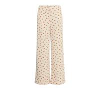 ICHI - Pantaloni a Gamba Larga Geranium Flower - - Trousers - Donna - Multicolore - XS