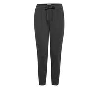 ICHI Kate Pa Pantaloni, Dark Grey Melange (10021), L Donna