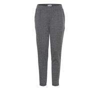 ICHI Pantaloni con pieghe 'Kate' grigio / nero / bianco Donna ICHI 38 grigio / nero / bianco