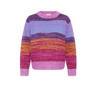 ICHI Pullover 'IHALINEA' blu notte / lilla / orchidea / arancione Donna - Abbigliamento - Taglie comode - Pullover e cardigan - Pullover ICHI L
