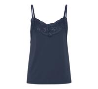 ICHI, ,Tops ,Donna ,Blu ,2XL Top in Pizzo Total Eclipse