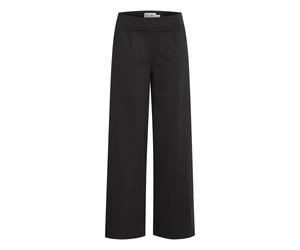 ICHI, ,Trousers ,Donna ,Nero ,S Pantaloni regolari da donna