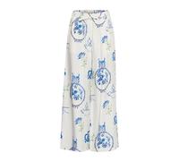 ICHI - Wide Pantaloni - - Trousers - Donna - Bianco - L