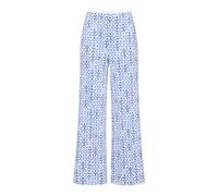 ICHI - Wide Pantaloni - - Trousers - Donna - Blu - M