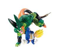 Ichibansho Figure - Dragon Ball Z - Vegeta vs Cell (Dragon History II) Statua da collezione Momento Revible