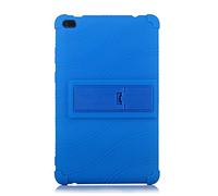 iChicTec - Custodia morbida per Lenovo Tab E8, antiscivolo, leggera, antiurto, con cavalletto integrato, per tablet Lenovo Tab E8 TB-8304F TB-8304F1 blu Equalizer 2.0 True Balance