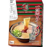 Ichiran Ramen Tonkotsu Stile Hakata con Salsa Secca Rossa Segreta - 5 Porzioni - Origine Giappone