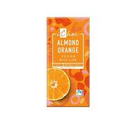 iChoc Almond Orange Cioccolato vegan 80g x 10 (confezione da 10)