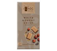 iChoc White Nougat Crisp Cioccolato vegan 80g