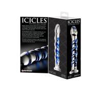 ICICLES DILDO FALLO IN VETRO ELEGANTE RAFFINATO SEX TOYS PER DONNA STIMOLATORE
