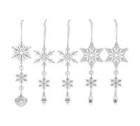 Icicles For Christmas Tree | 18 Pieces Clear Shatterproof Reusable Shiny