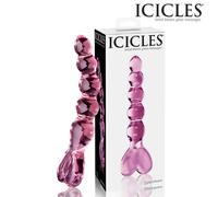 Icicles No 43 Glass Dildo Sex Elegant Design Punto G Spot Perline Fallo Vetro