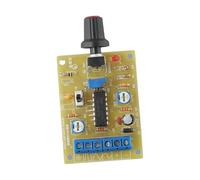 ICL8038 Kit modulo generatore di segnale di funzione, circuito elettronico fai da te 12V sorgente di segnale con uscita onda quadrata triangolo sinusoidale, gamma di frequenza 50-5kHz per